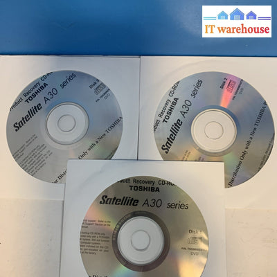 Operating System Windows Recovery CD for Toshiba SatelliteA30 series