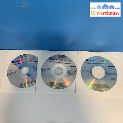 Operating System Windows  Recovery CD for Toshiba Tecra A11/S11/P11