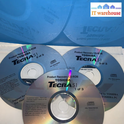 Operating System Windows  Recovery CD for Toshiba Tecra S1