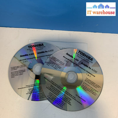 Operating System Windows XP Recovery CD for Toshiba Satellite A300/ Pro A300