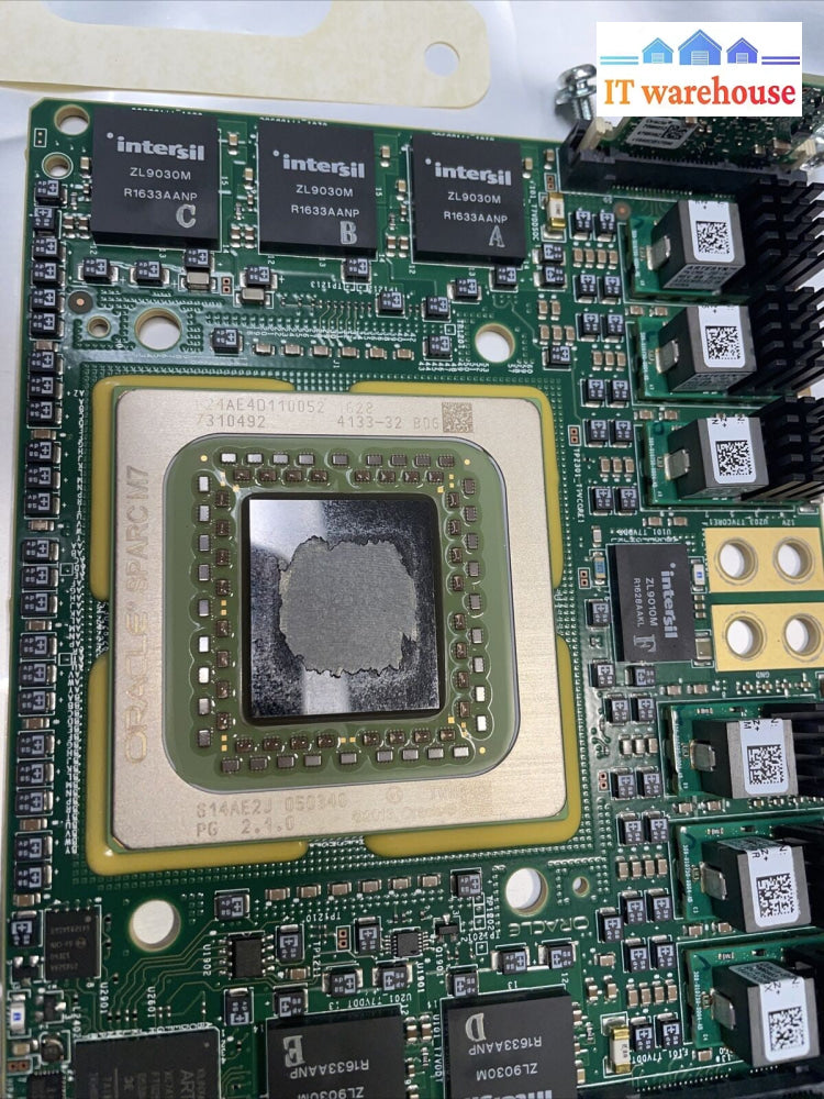 ORACLE SPARC M7 32-Core 4.133GHz CPU with screws, heatsink