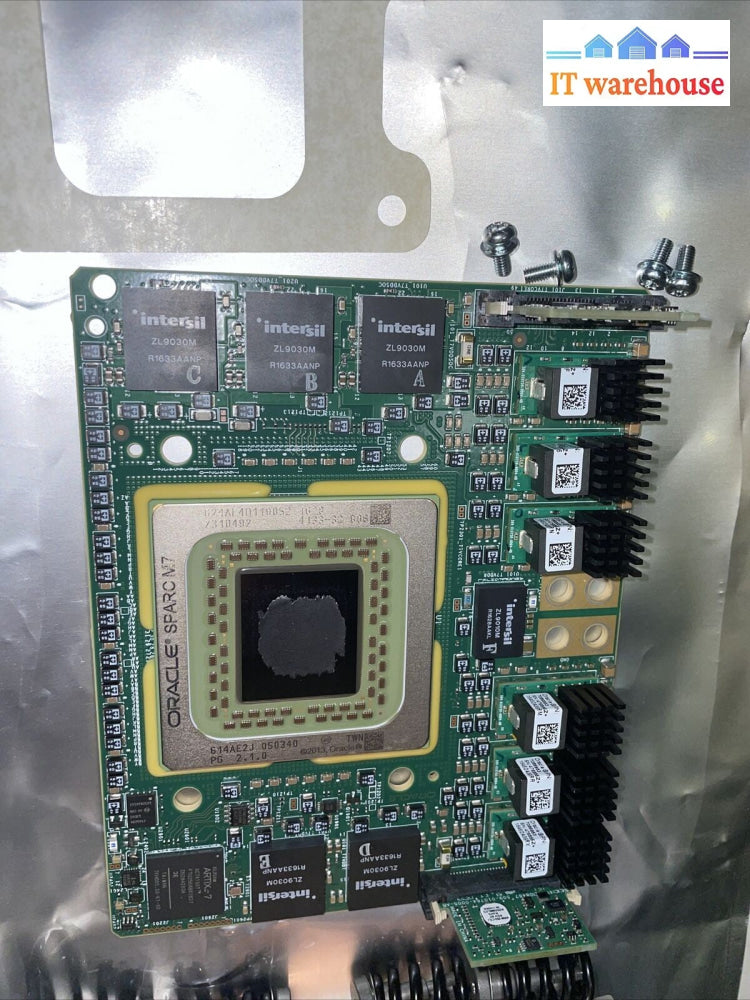 ORACLE SPARC M7 32-Core 4.133GHz CPU with screws, heatsink