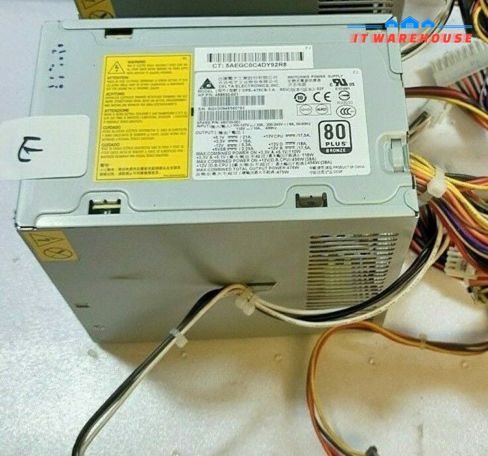 Original HP Z400 power supply DPS-475CB-1 A 468930-001 480720-001