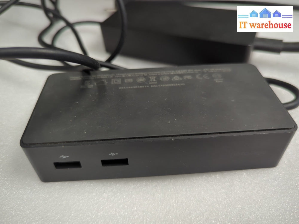 Original Microsoft Surface pro Docking Station 1661 W/AC Power Supply 1749 -