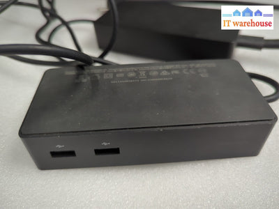 Original Microsoft Surface pro Docking Station 1661 W/AC Power Supply 1749 -