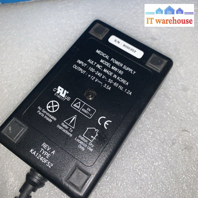 Original MW160 Medical 15-48 Watt Series Switch MODE Power Supply AC Adapter