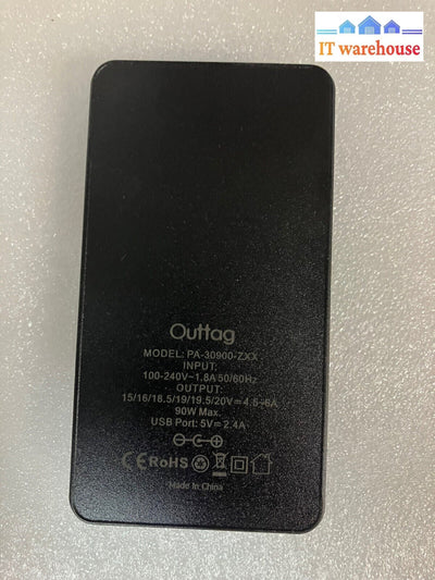 ~Outtag PA-30900-ZXX Ultra Thin 90W Universal Laptop Charger 15/16/18.5/19.5/20V