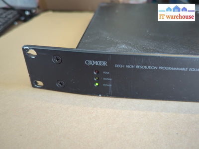  Oxmoor DEQ-1 High Resolution Programmable Equalizer -