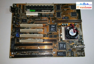P/I-P55TP4N REV 1.0 Socket 7 motherboard +2 x 8MB RAM+ CPU