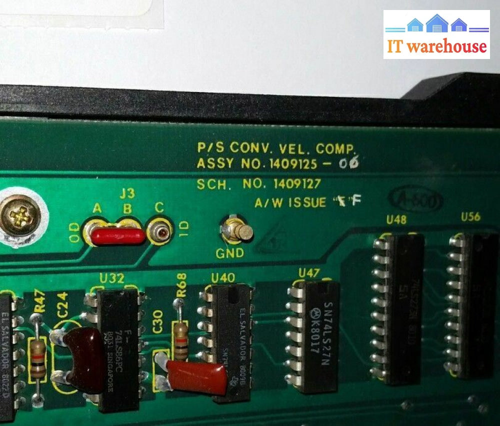 - P/S Conv. Vel. Comp. Board Assy 1409125-06 Sch 1409127
