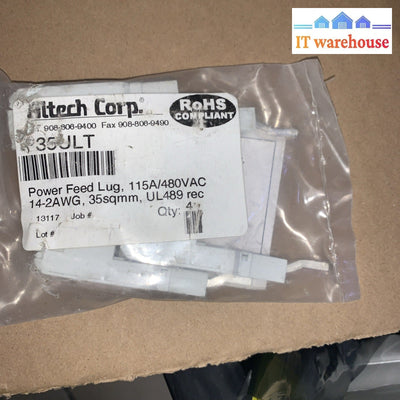 Pack Of 3 Altech Corp. P35ULT Power Feed Lug
