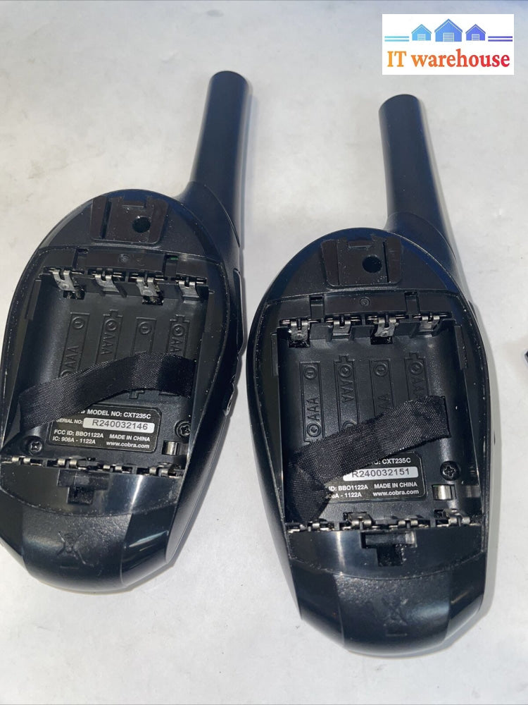 Pair Of Cxt 235 Cobra Microtalk® 20 Mile Radio Cxt235