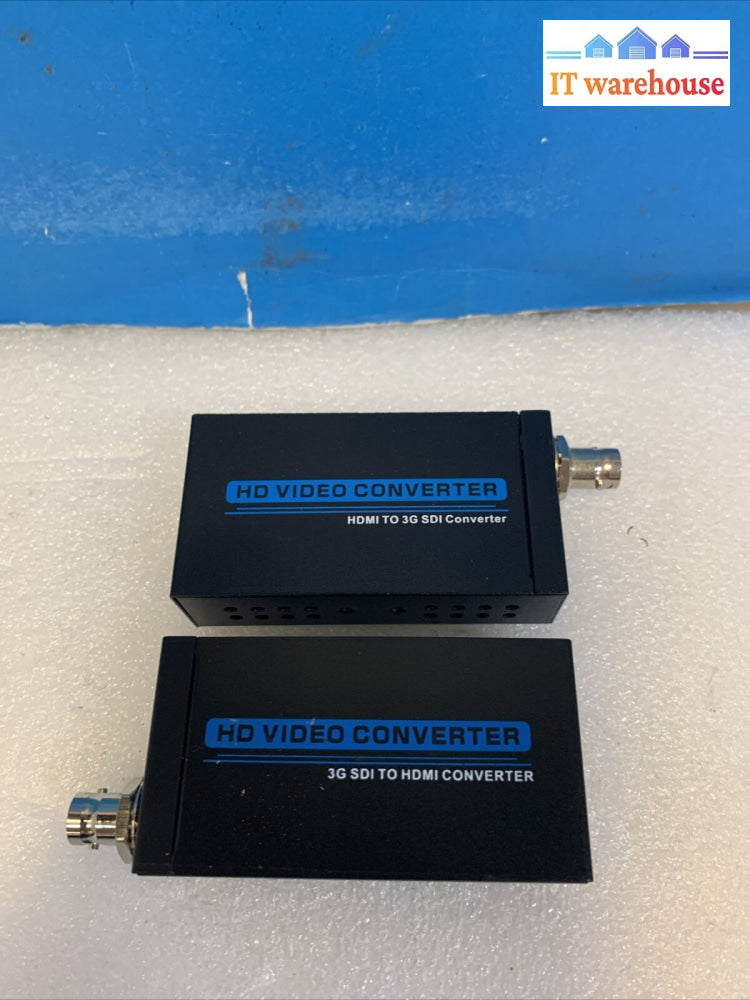 Pair Of Hd 3G Sdi To Hdmi / To Adapter Converter