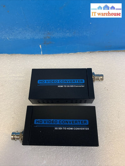 Pair Of Hd 3G Sdi To Hdmi / To Adapter Converter