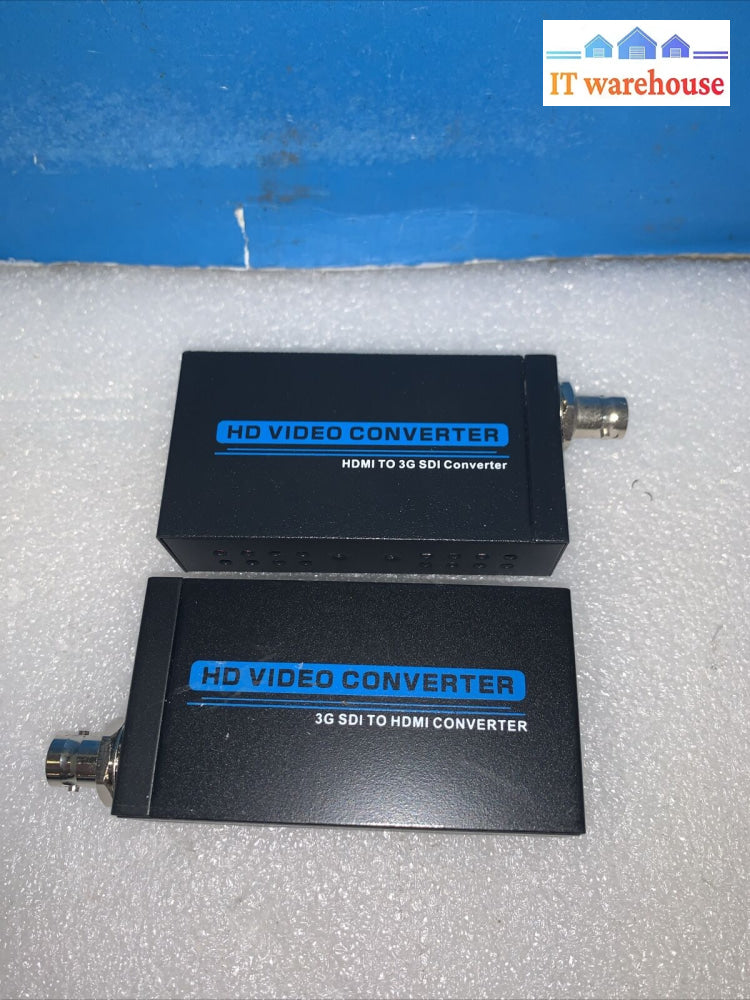 Pair Of Hd 3G Sdi To Hdmi / To Adapter Converter