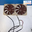 Pair Of Noctua NF-P12 PWM 120MM Case Fans 12V 0.09A (3 Pin)