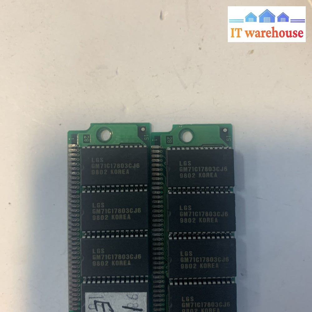 Pair of  Vintage 72 Pin 16MB 72P Edo Simm  Memory’s