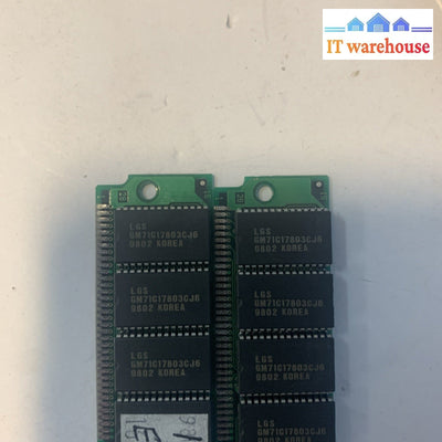 Pair of  Vintage 72 Pin 16MB 72P Edo Simm  Memory’s