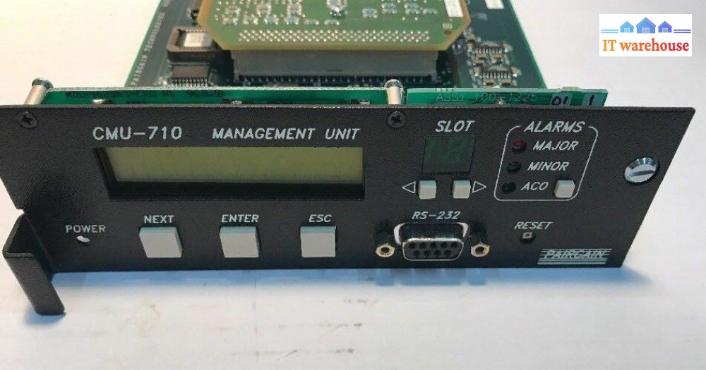 Pairgain CMU-710 Management Unit ADC Campus Control Card 