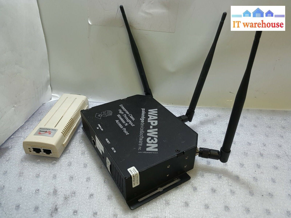 - Pakedge Enterprise WAP-W3N Class Wireless N Access Point With 3001 POE PSU