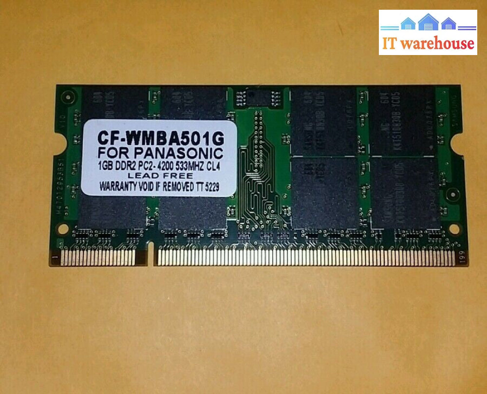 Panasonic CF-WMBA501G 1GB DDR2 PC2-4200 533MHZ CL4 Memory @@@