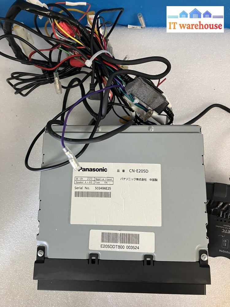 ~Panasonic CN-E205D In-Car Navigation Strada E-Series W/ TOYOTA ETC *Tested/Work
