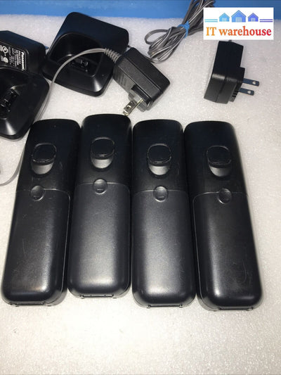 Panasonic Digital Cordless Phone With Answering Machine & (3) Kx-Tgd390C
