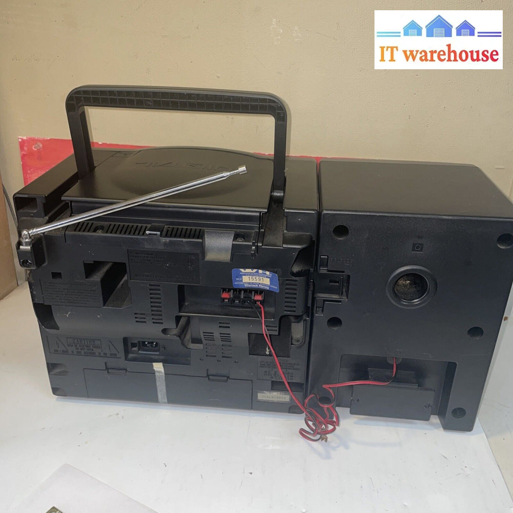 Panasonic Double Cassette Rx Dt600 Stereo Radio Ghetto Blaster (1× Speake Only)