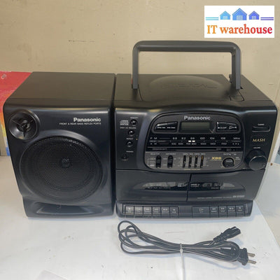 Panasonic Double Cassette Rx Dt600 Stereo Radio Ghetto Blaster (1× Speake Only)