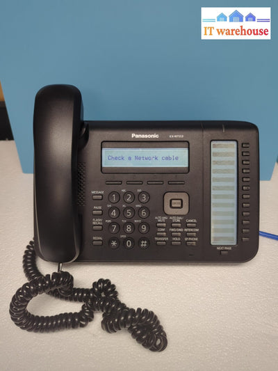 Panasonic KX-NT553-B 24Button Black IP Backlit Display Speakerphone -