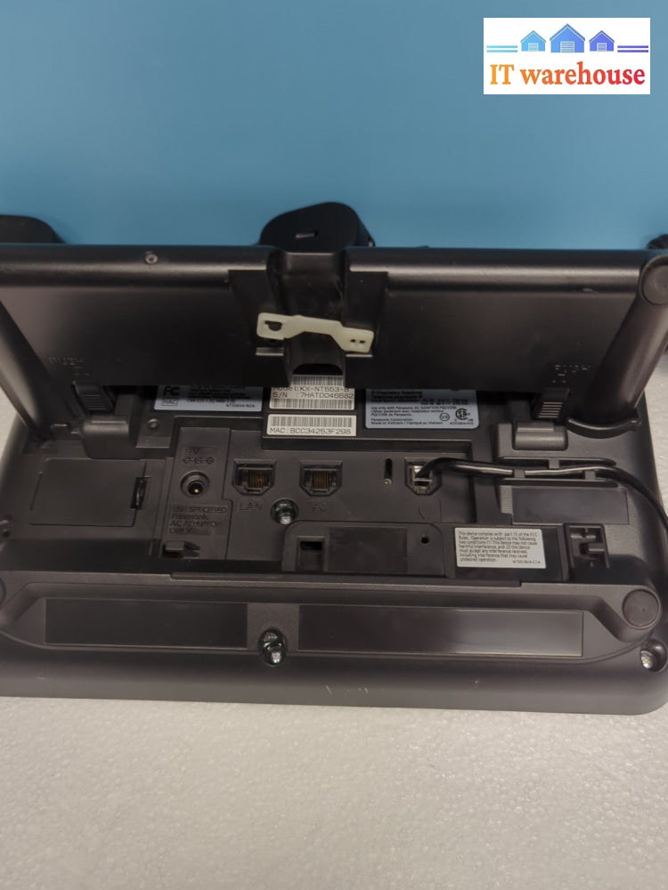 Panasonic KX-NT553-B 24Button Black IP Backlit Display Speakerphone -