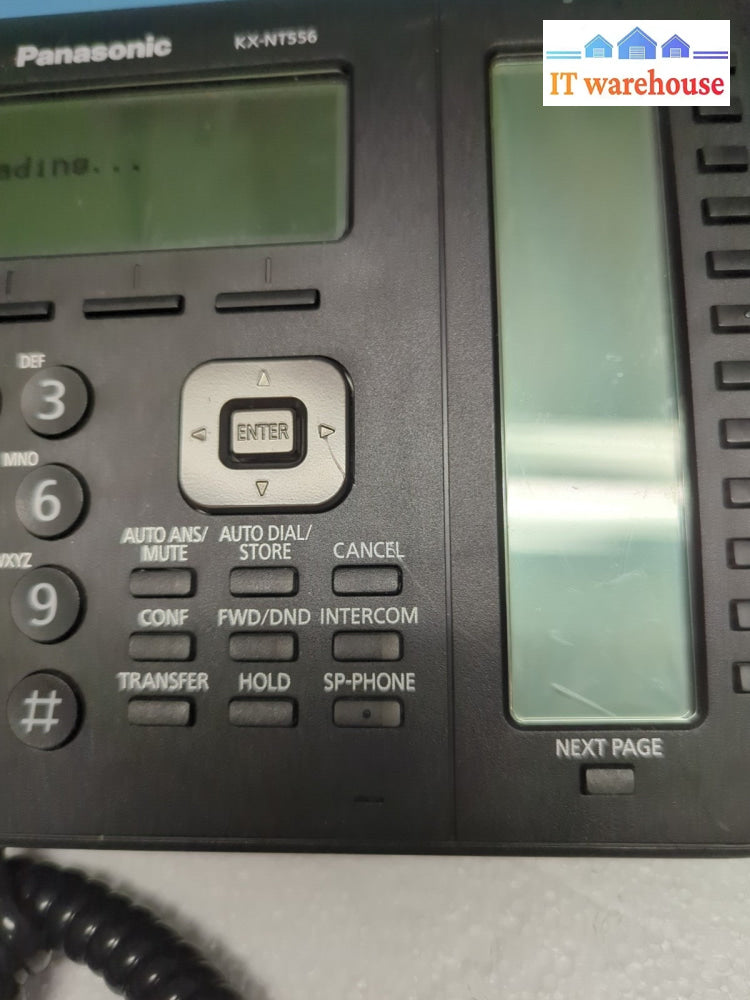 Panasonic KX-NT556 Black Digital Telephone Phone