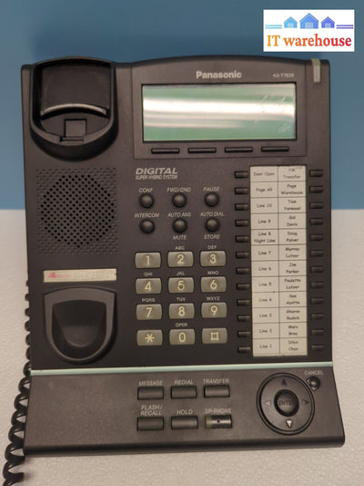 Panasonic KX-T7636 T7636C Backlit Display Digital Hybrid Phone Telephone