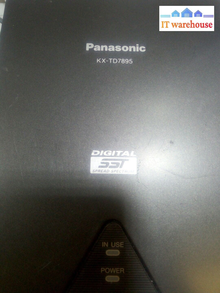 - Panasonic KX-TD7895 Black 900 MHz 12 Line Cordless Telephone - BASE  ONLY