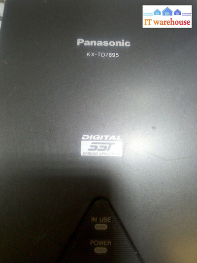 - Panasonic KX-TD7895 Black 900 MHz 12 Line Cordless Telephone - BASE  ONLY