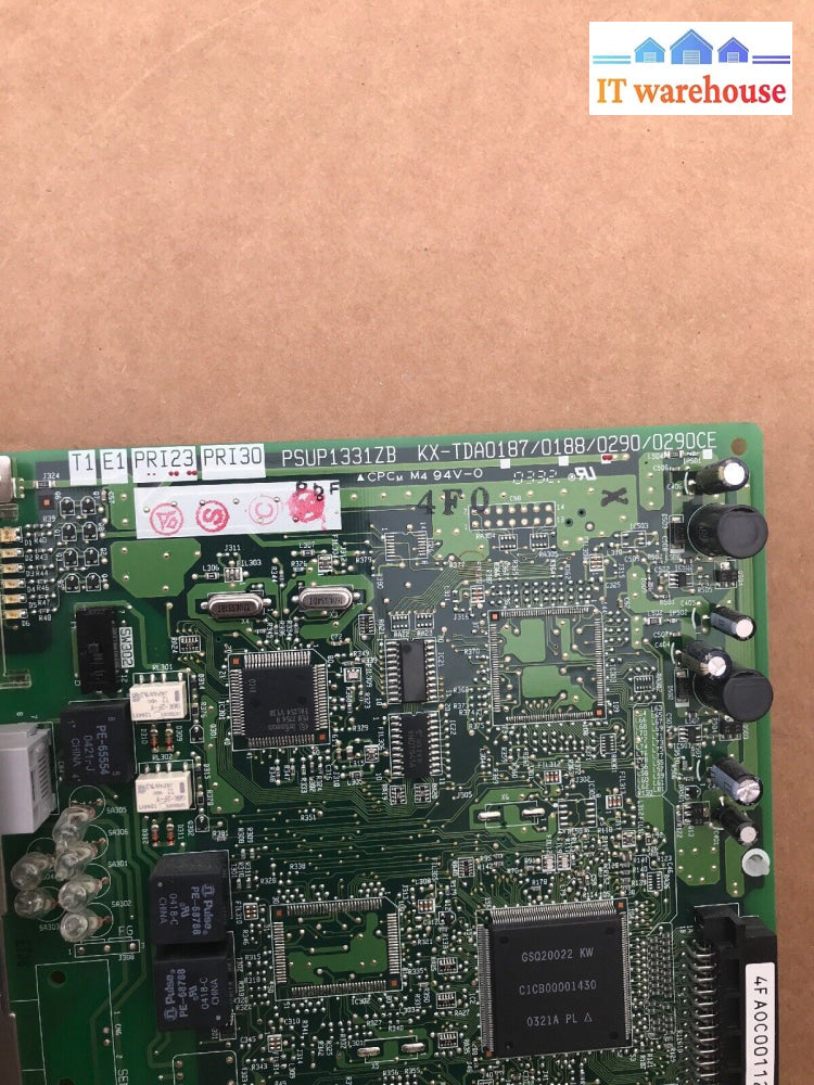 Panasonic Kx-Tda0187 Psup1331Zb T1 Card 24 Channel Good Working Tested