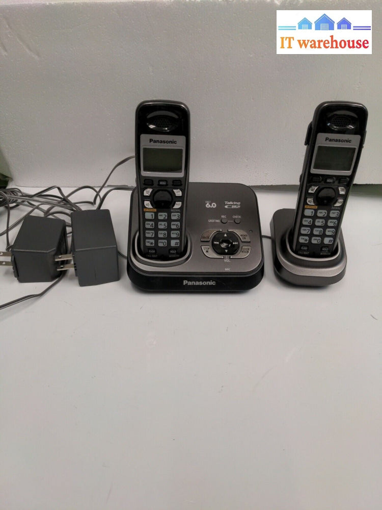 - Panasonic KX-TG9331T  Cordless Main Base W/ 2x KX-TGA931T Phones (NO BATTERY)