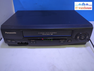 Panasonic Pv-V4521-K Vcr 4 Head Hifi Vhs Player Tested (No Remote) -