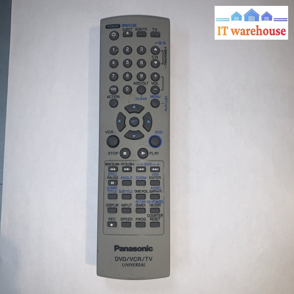 Panasonic Remote EUR7724KF0 AGVP320 PVD4734 PVD4734S PVD4745 PVD4745K PVD4744SK