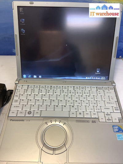Panasonic Toughbook Cf-T8 12.1”Laptop Intel C2D 1.6Ghz 3Gb Ram 250Gb Hdd Win 7