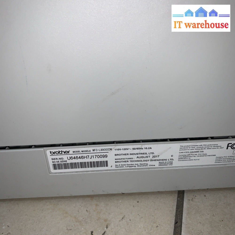 Paper tray for Brother MFC-L8900CDW Colour Printer