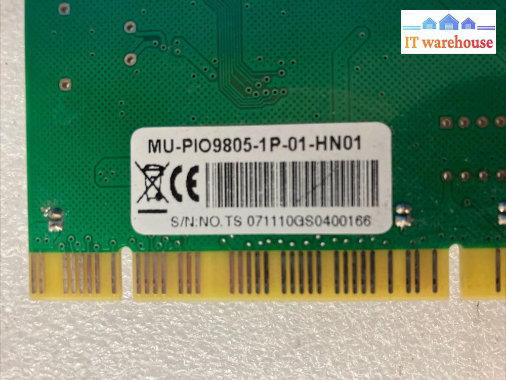 ~ PCI-e Card to Parallel DB25 Adapter Card MU-PIO9805-1P-01-HN01 LPT Controller