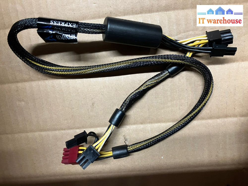 ~  PCIe PSU Cable, 8-Pin to DUAL 8-Pin (6-Pin + 2-Pin) Power Cable, 2200UF