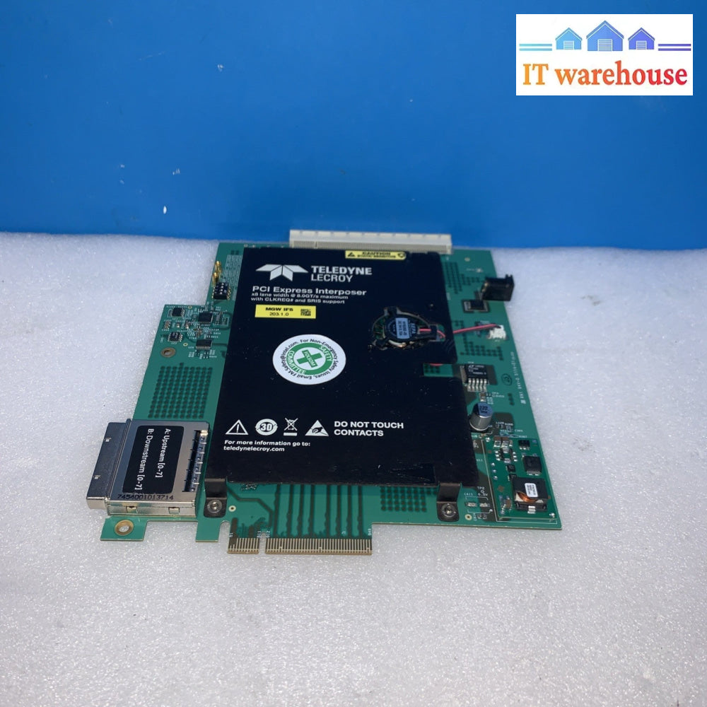 PCIe x8 Interposer MGW IFS 2031.0 8.0GT/s Analyzer Adapter Teledyne LeCroy