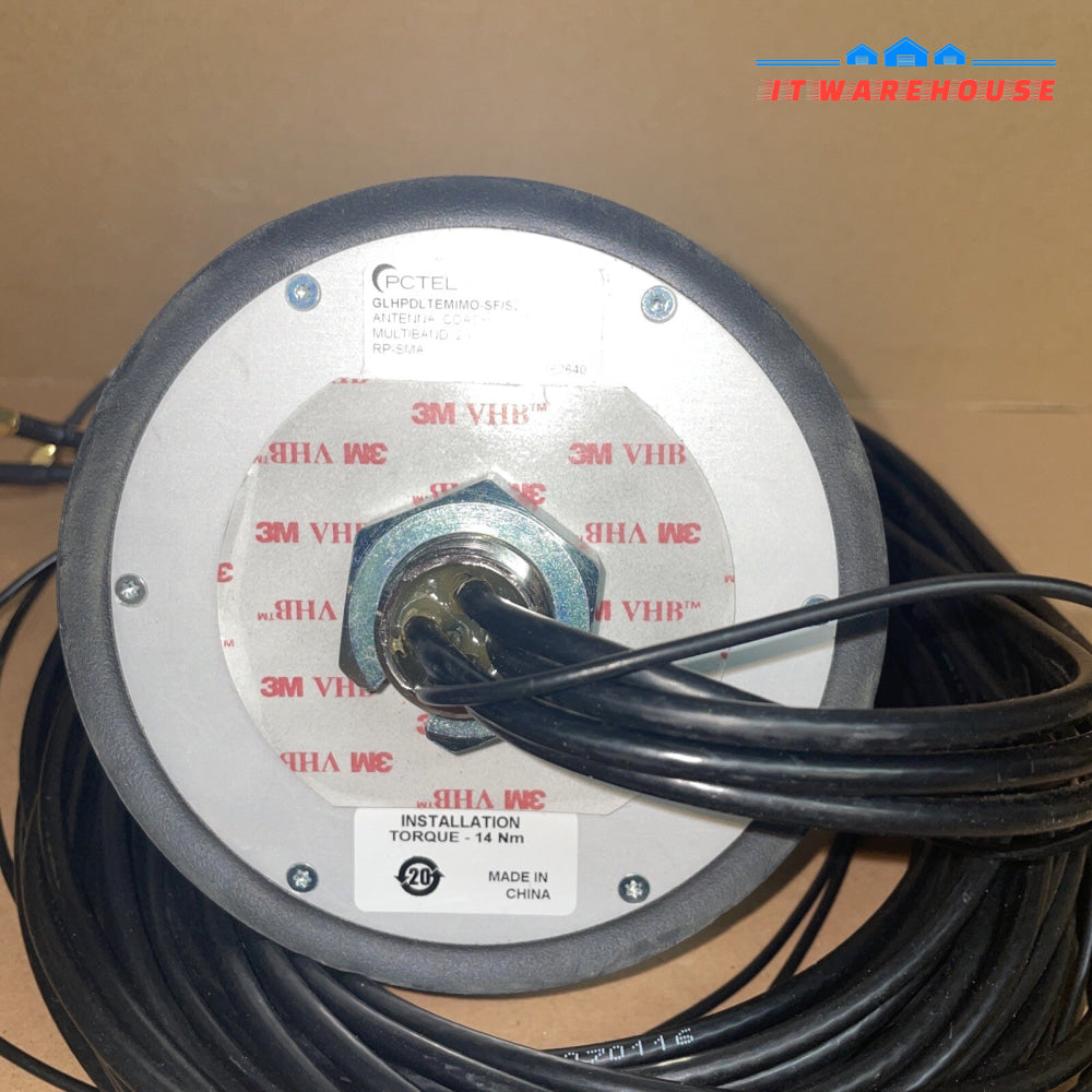 PCTEL GLHPDLTEMIMO-SF/S2 ANTENNA COACH GNSS MULTIBAND 2×LTE 2×WiFi RP-SMA