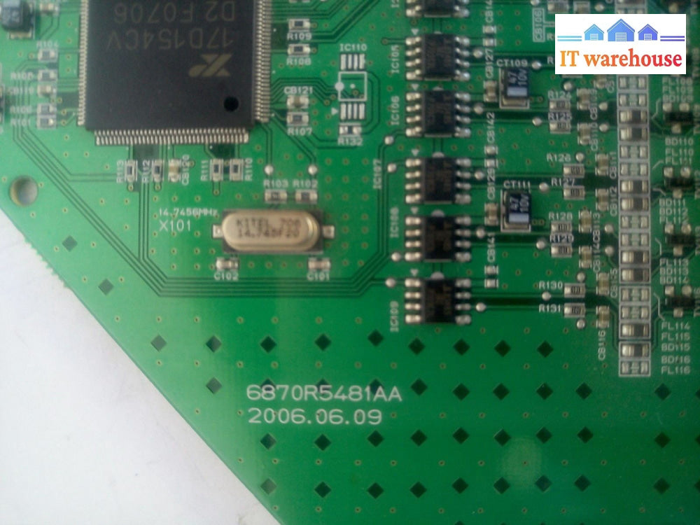 - Pelco 6870R5481AA DX8100 Series 4-Port Ethernet Card