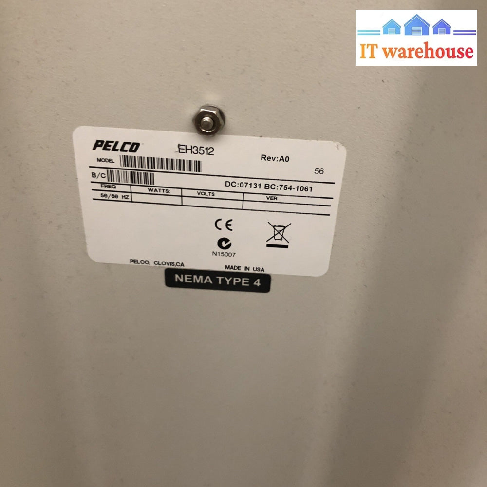 $ Pelco SS3512 Security Camera Enclosure   EH3512