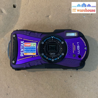 Pentax Optio WG-1 14MP WiFi Waterproof 5x Optical Digital Camera (no battery)