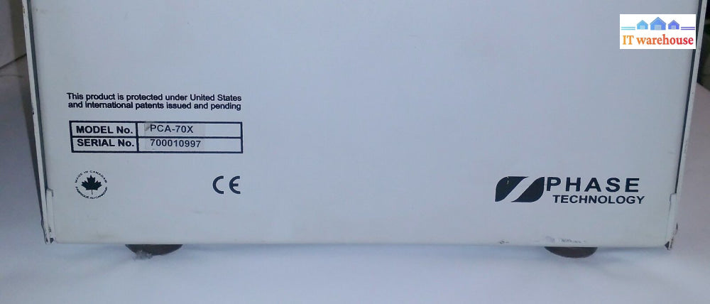 ^ Phase Technology 70X Pca70X Lab Analyzer Pca-70X