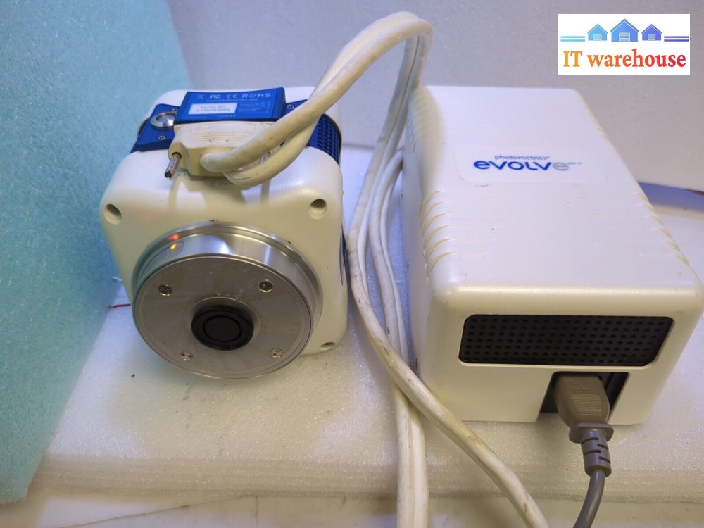Photometrics Evolve EMCCD Camera 25-519-033 (IEEE1394) W/Power Supply -AS IS